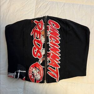 Cincinnati Reds Black Tube Top